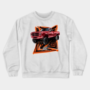 dodge first gen truck red Crewneck Sweatshirt